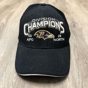 Baltimore Ravens Baseball Cap Hat 2006 AFC Division Champions NFL Official Gear